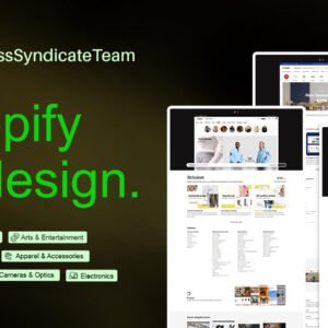 Shopify Re-Design UNLIMITED PRODUCT STORE